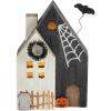 Mud Pie Led Wood Haunted House, Trick(Trick)