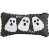 Mud Pie Mini Halloween Pillow, Ghost, 8″ x 8″