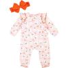 Mud Pie baby-girls Pink Ghost Bodysuit Set(Pink)