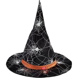 Mud Pie Dancing Witch Hats, Spider Web, Fits ages 3-10