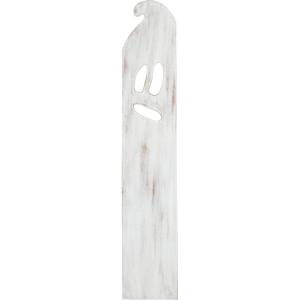 Mud Pie Halloween Decorative Plank, Ghost, 6″ x 33″