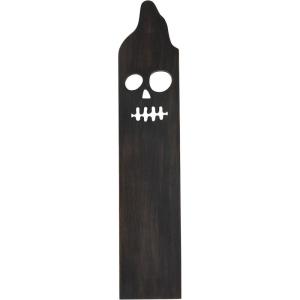 Mud Pie Halloween Decorative Plank, Skelton, 4 1/2″ x 22″