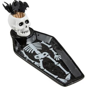 Mud Pie Halloween Tray Toothpicks, Skeleton