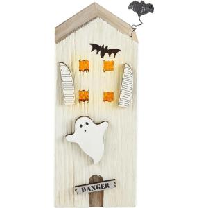Mud Pie Led Wood Haunted House, Trick(Danger)