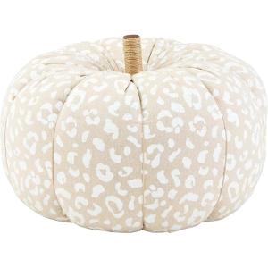 Mud Pie Pumpkin Sitter, Leopard, 13.75″ x 16.75″