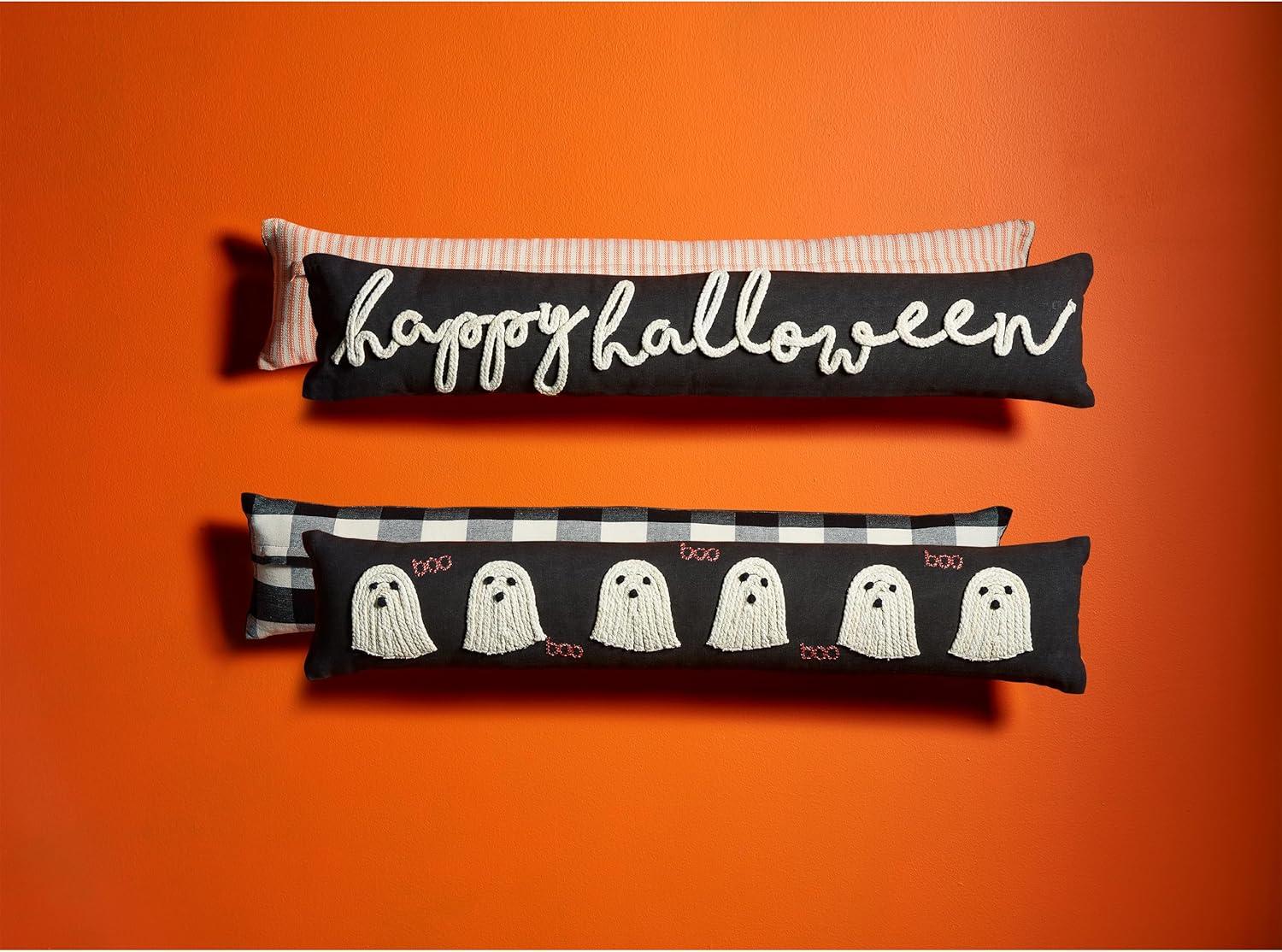 image:imageMud Pie Glow in The Dark Rope Pillow Ghost 35 L x 7 W