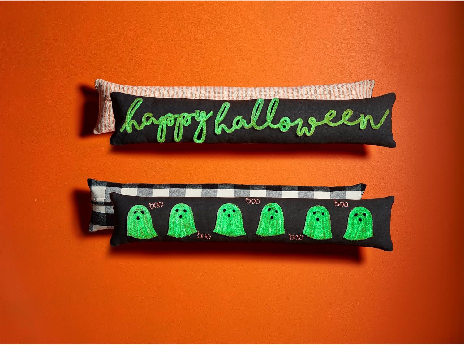 image:imageMud Pie Glow in The Dark Rope Pillow Ghost 35 L x 7 W