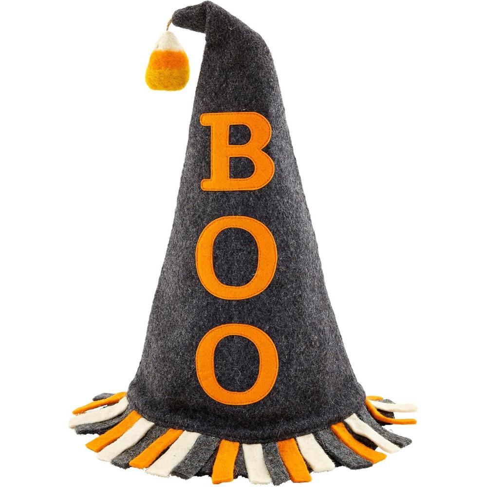 image:imageMud Pie Felt Witch Hat Sitter Boo 145 x 14