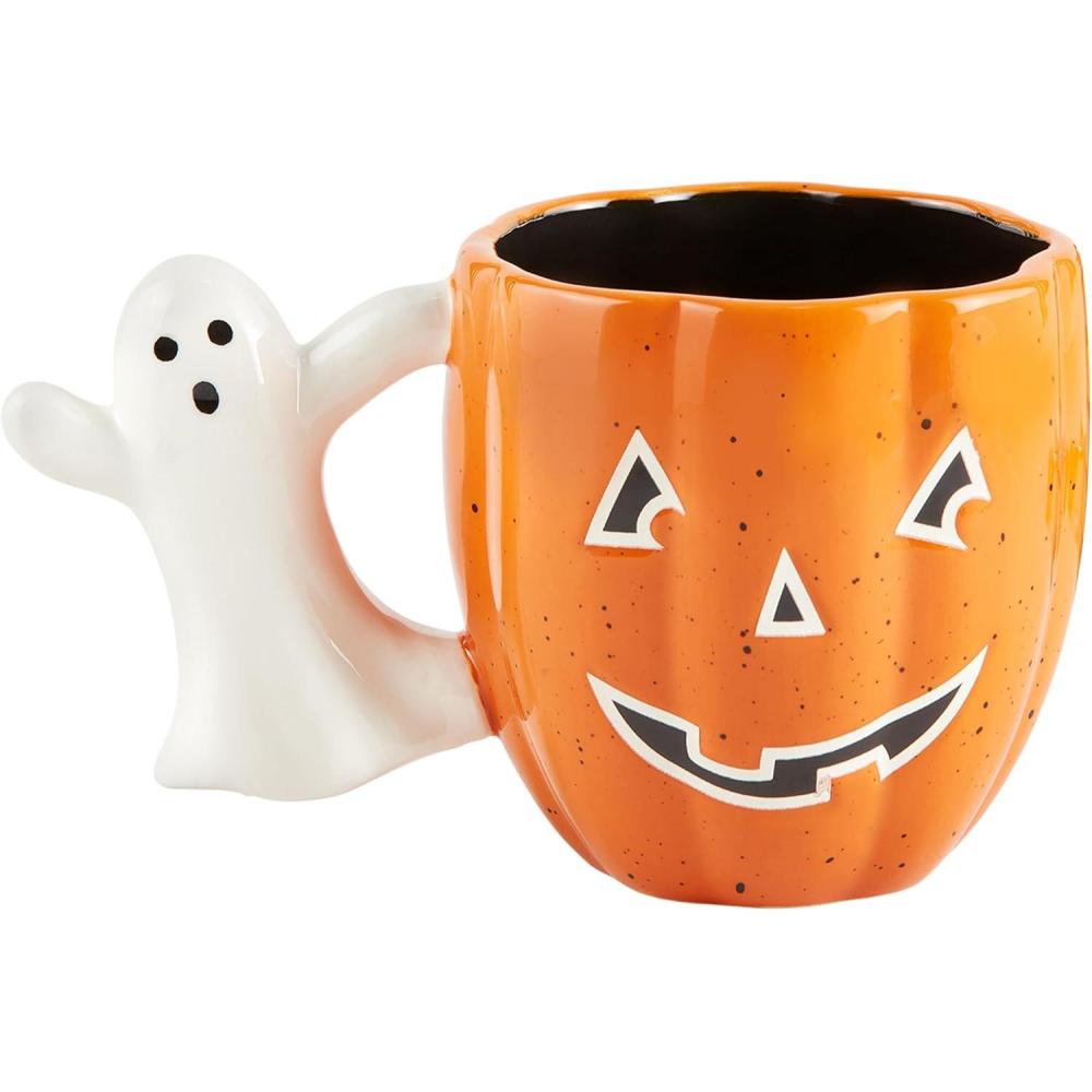 image:imageMud Pie Glow In The Dark Mug Pumpkin 16oz
