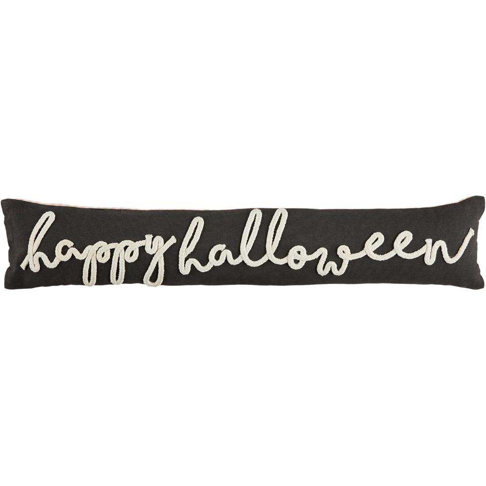 image:imageMud Pie Glow in The Dark Rope Pillow Happy 35 L x 7 W