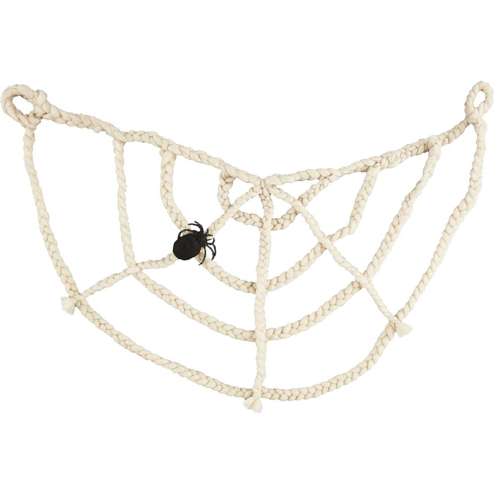 image:imageMud Pie Halloween Spider Web Garland Tan 25 x 60