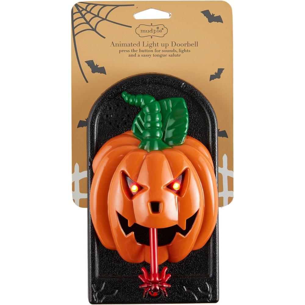 image:imageMud Pie Pumpkin Lightup Doorbell Set