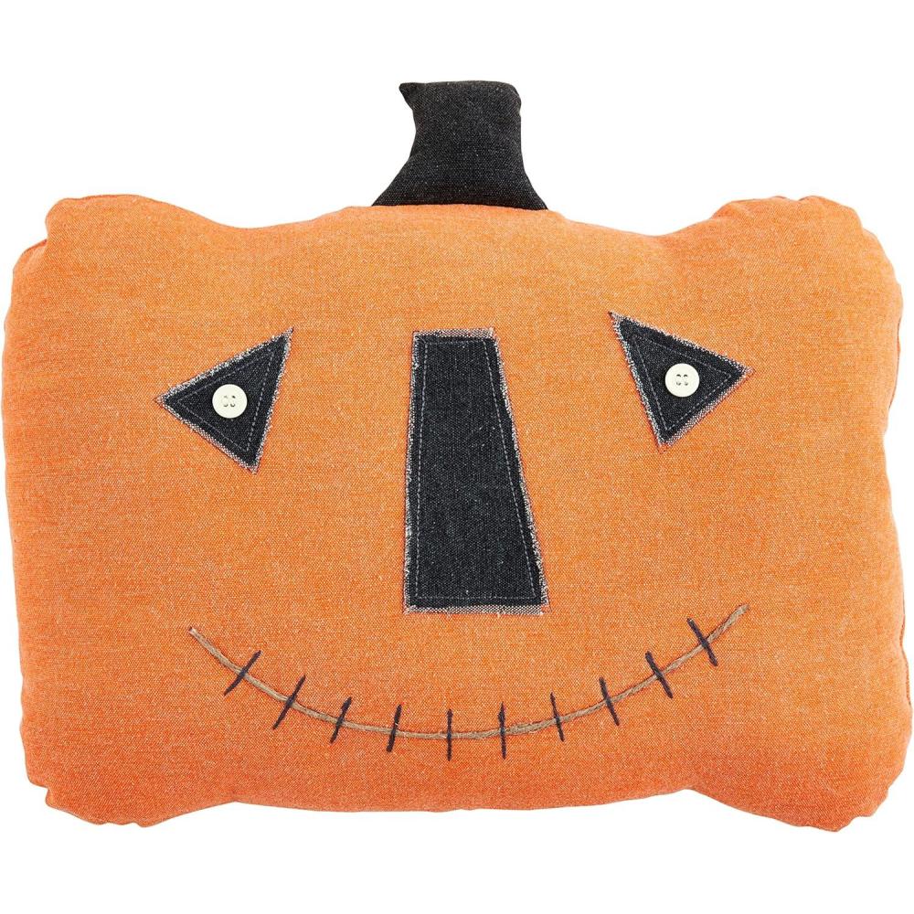 image:imageMud Pie Pumpkin Pillow Orange 18 x 155Orange