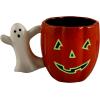 Mud Pie Glow In The Dark Mug, Pumpkin, 16oz