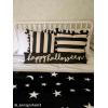 Mud Pie Glow in The Dark Rope Pillow; Happy, 35″ L x 7″ W