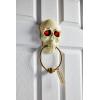 Mud Pie Halloween Doorbell, Skull, 8 3/5″ X 4 7/10″, White