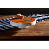 Mud Pie Pumpkin Santa Reverse Pedestal, 11″ Dia x 3.5″, Orange