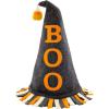 Mud Pie Felt Witch Hat Sitter, Boo, 14.5″ x 14″