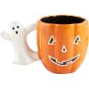 Mud Pie Glow In The Dark Mug, Pumpkin, 16oz