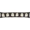 Mud Pie Glow in The Dark Rope Pillow; Ghost, 35″ L x 7″ W