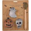 Mud Pie Halloween Baking Set, Candy Corn, 9 1/2″ x 8″(Skull)