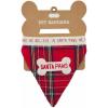 Mud Pie Halloween Dog Bandana Set, Bone Appetit(Tartan)