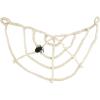 Mud Pie Halloween Spider Web Garland, Tan, 25″ x 60″