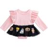 Mud Pie baby-boys Kids Baby Girl Halloween Tutu Crawler(Pink)