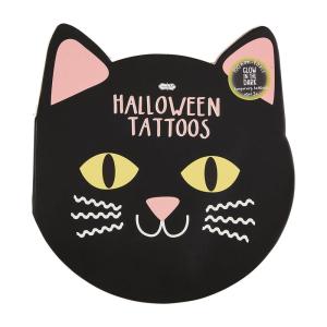Mud Pie Children Cat Glow Tattoo Book; 6 1/2″ x 6″