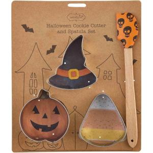 Mud Pie Halloween Baking Set, Candy Corn, 9 1/2″ x 8″(Candy Corn)