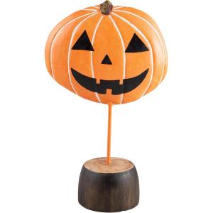 Mud Pie Halloween Tin Sitters, Pumpkin