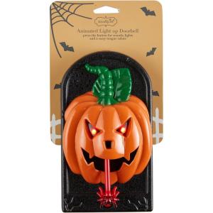 Mud Pie Pumpkin Lightup Doorbell Set