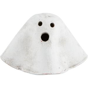 Mud Pie Terra Ghost Votive, Small, 3″ x 3″