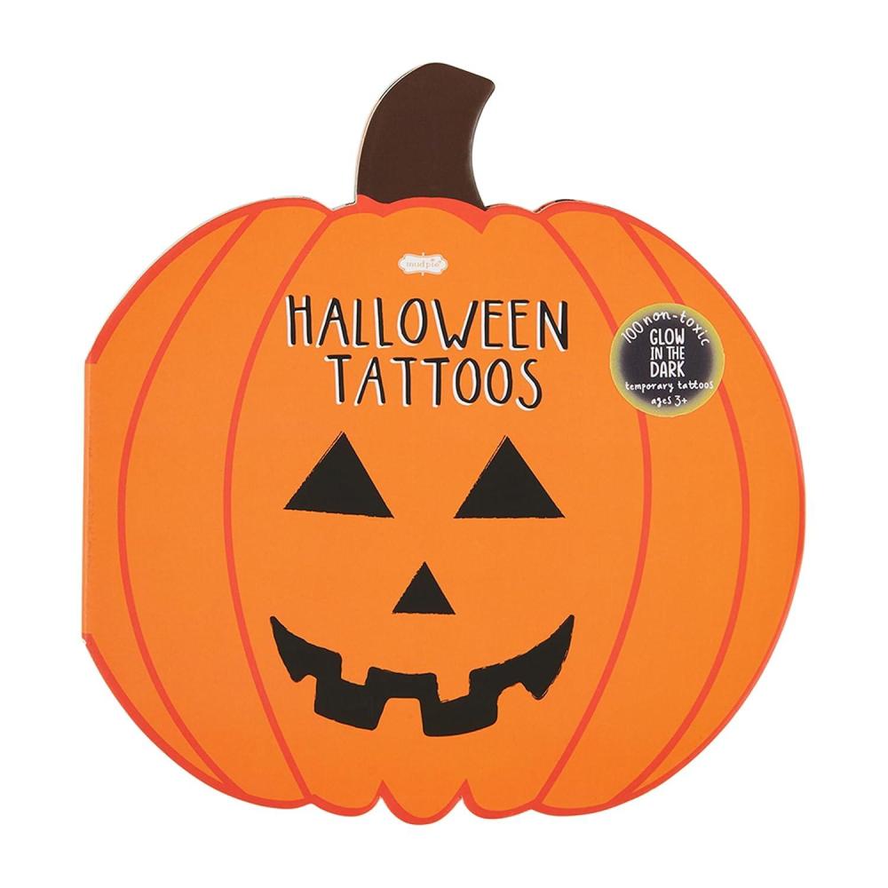 image:imageMud Pie Children Pumpkin Glow Tattoo Book 6 12 x 6