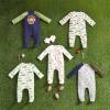 Mud Pie Baby Boys’ Football Sleeper(Gray)