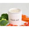 Mud Pie Circa Chip and Dip Chiller Bowl, White, 1 1/4″ x 12″ dia
