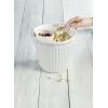 Mud Pie Circa Popcorn and Candy Bowl, White, 7.75″ x 5.75″ dia