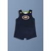 Mud Pie baby-boys Football Shortall(Navy)