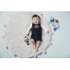 Mud Pie baby-boys Football Shortall(Navy)