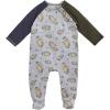 Mud Pie Baby Boys’ Football Sleeper(Gray)