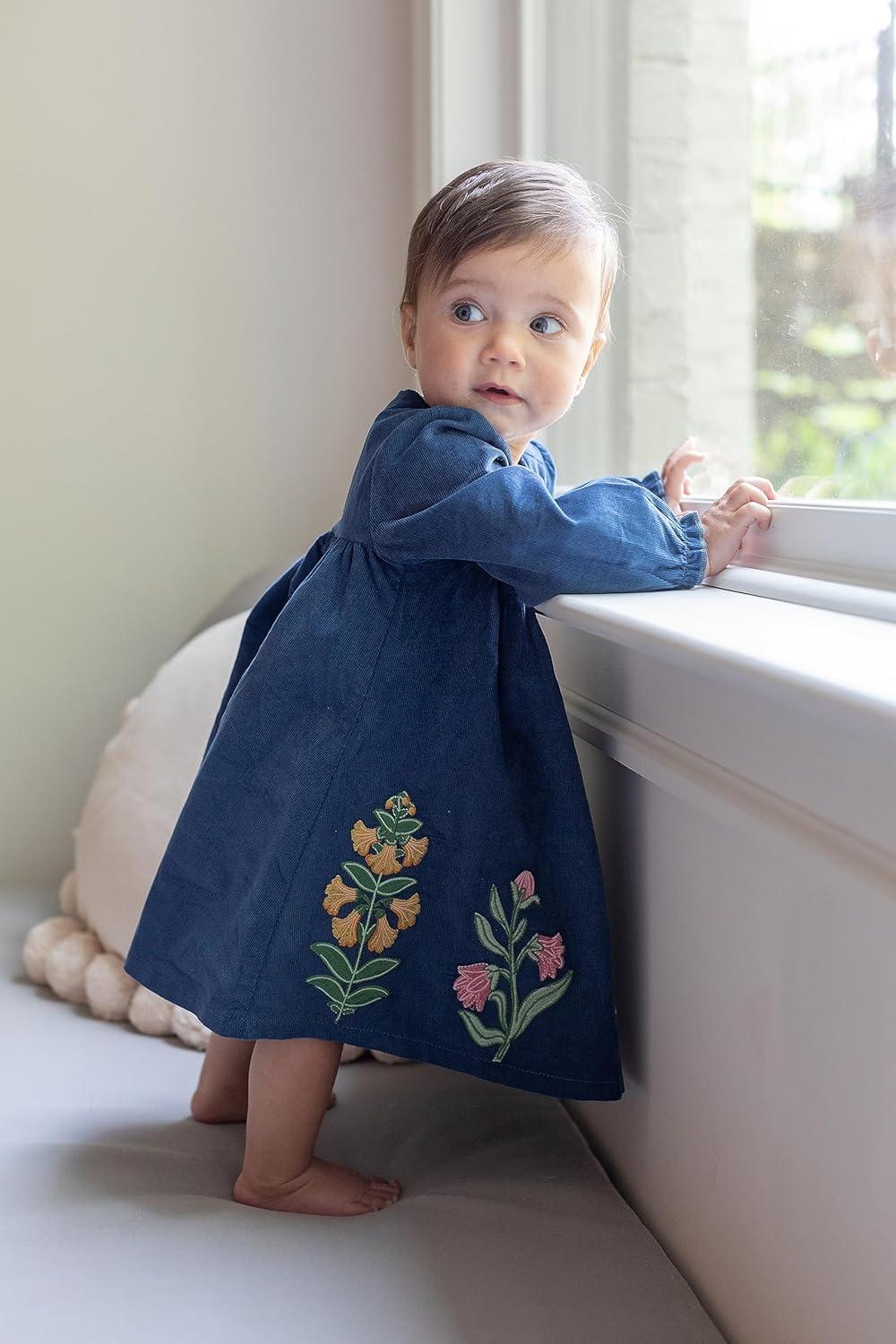 image:imageMud Pie Baby Girls Mud Pie Girls DressFall Floral Embriodered