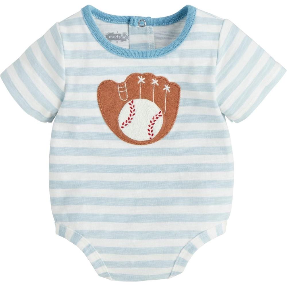 image:imageMud Pie Baby Boys Mud Pie Childrens Baseball CrawlerStripe