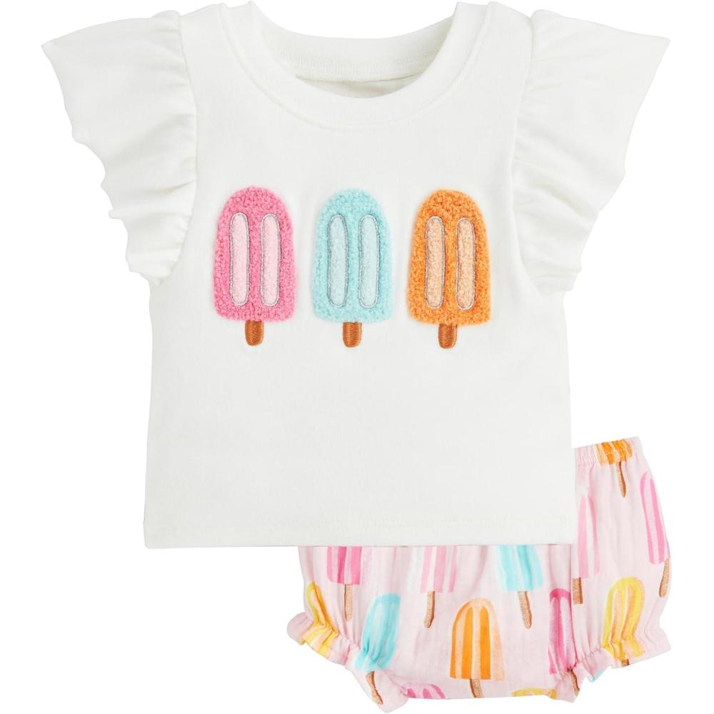 image:imageMud Pie Baby Girls Childrens Popsicle Pinafore SetPopsicles