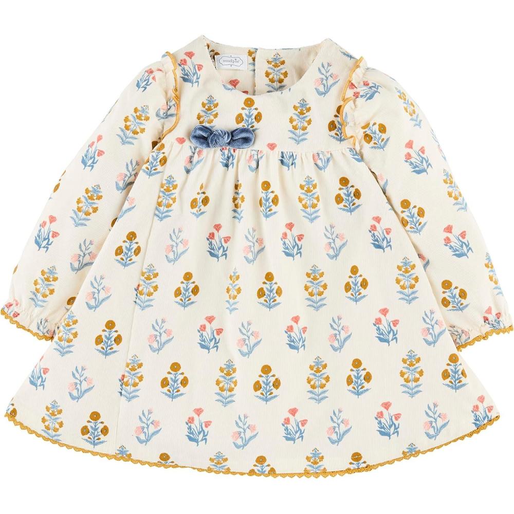 image:imageMud Pie Baby Girls Mud Pie Girls DressFall Floral Corduroy