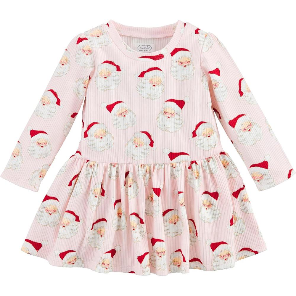image:imageMud Pie Baby Girls Mud Pie Girls DressPink Vintage Santa
