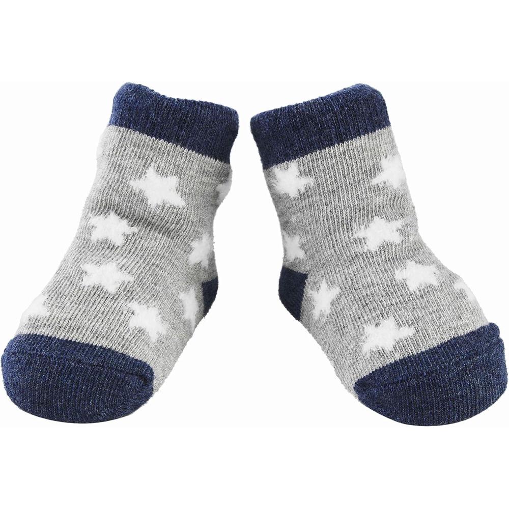 image:imageMud Pie White Chenille Star Sock