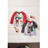 Mud Pie Baby Boys’ Santa with Star Tee(Gray)