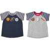 Mud Pie Baby Boys Sport Appliqué Tee(Blue)