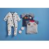 Mud Pie Baby Boys Sport Appliqué Tee(Gray)