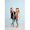 Mud Pie Girls’ Mud Pie Girls Fur Vest(Black)